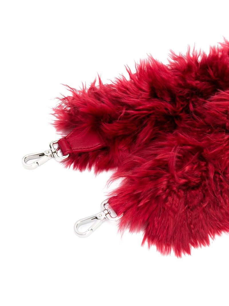 FENDI furry shoulder strap outlook