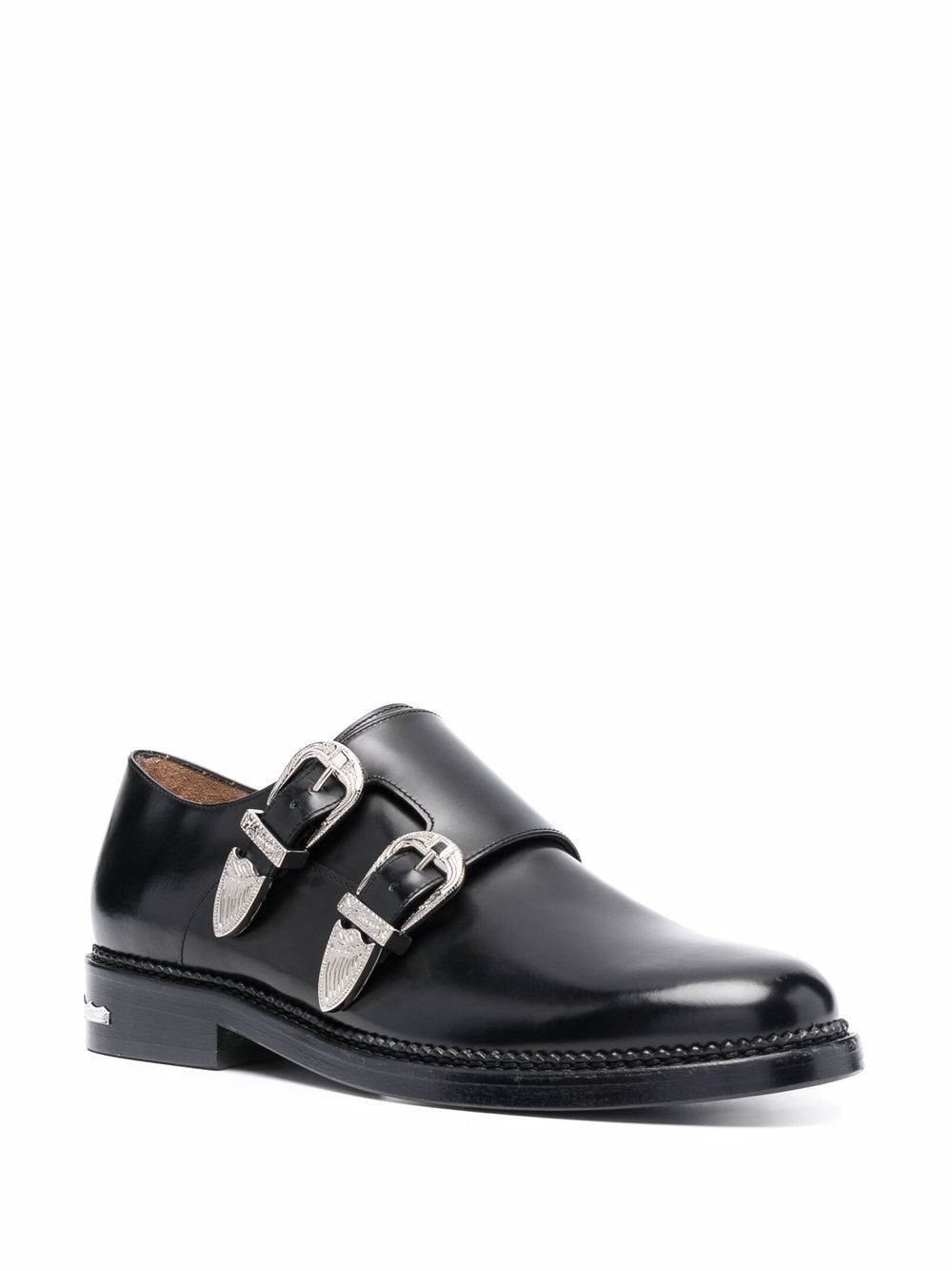 buckled bos taurus monk shoes - 2