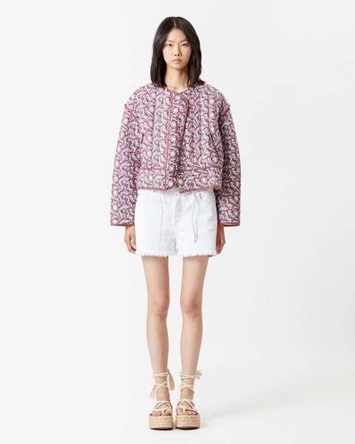 Isabel Marant Étoile GELIO PRINTED COTTON JACKET outlook