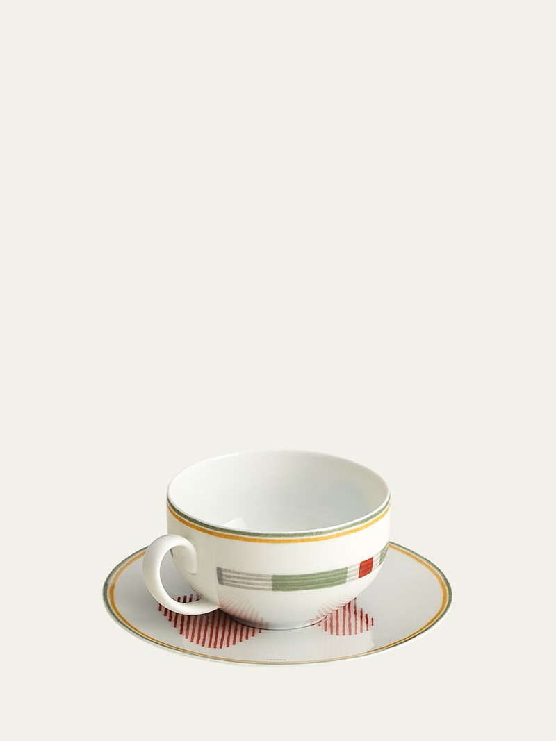 Hermès Saut Hermès Tea Cup and Saucer outlook