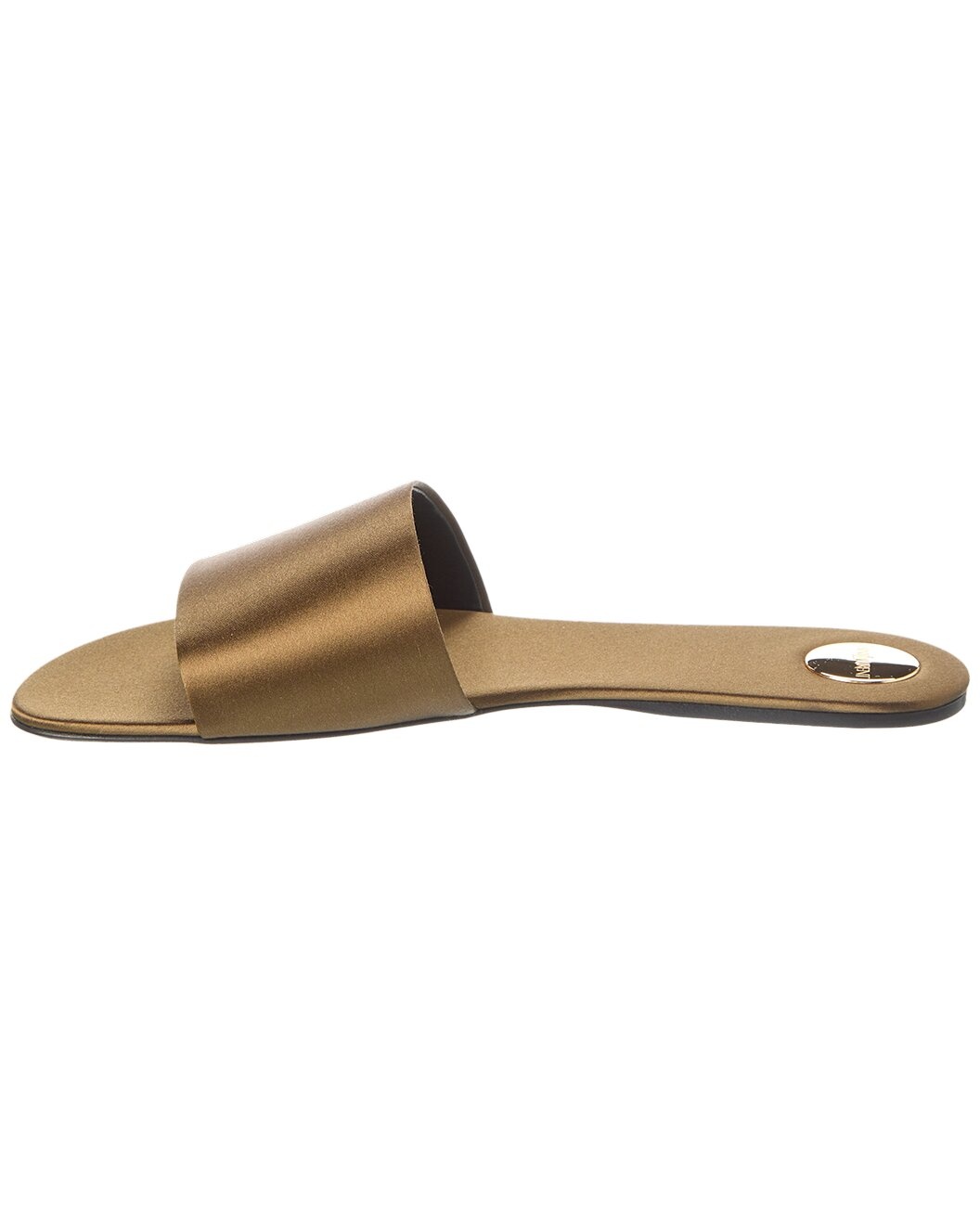 Saint Laurent Carlyle Satin Flat Sandal - 2
