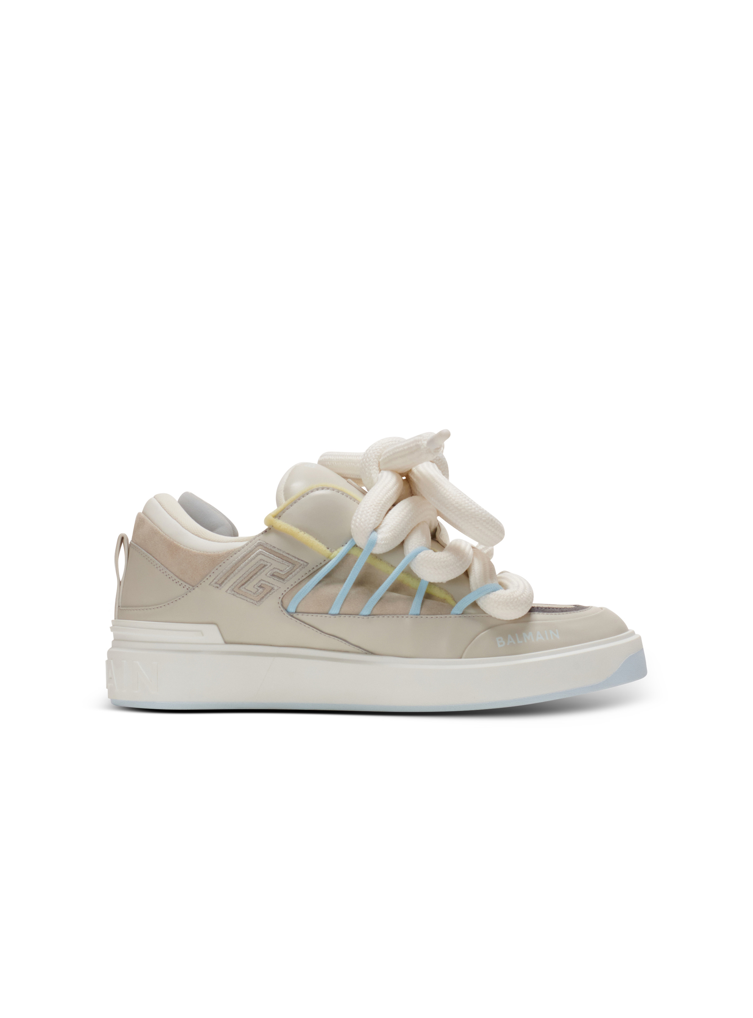 B-Court Puffy Skate sneakers in calfskin and suede - 1