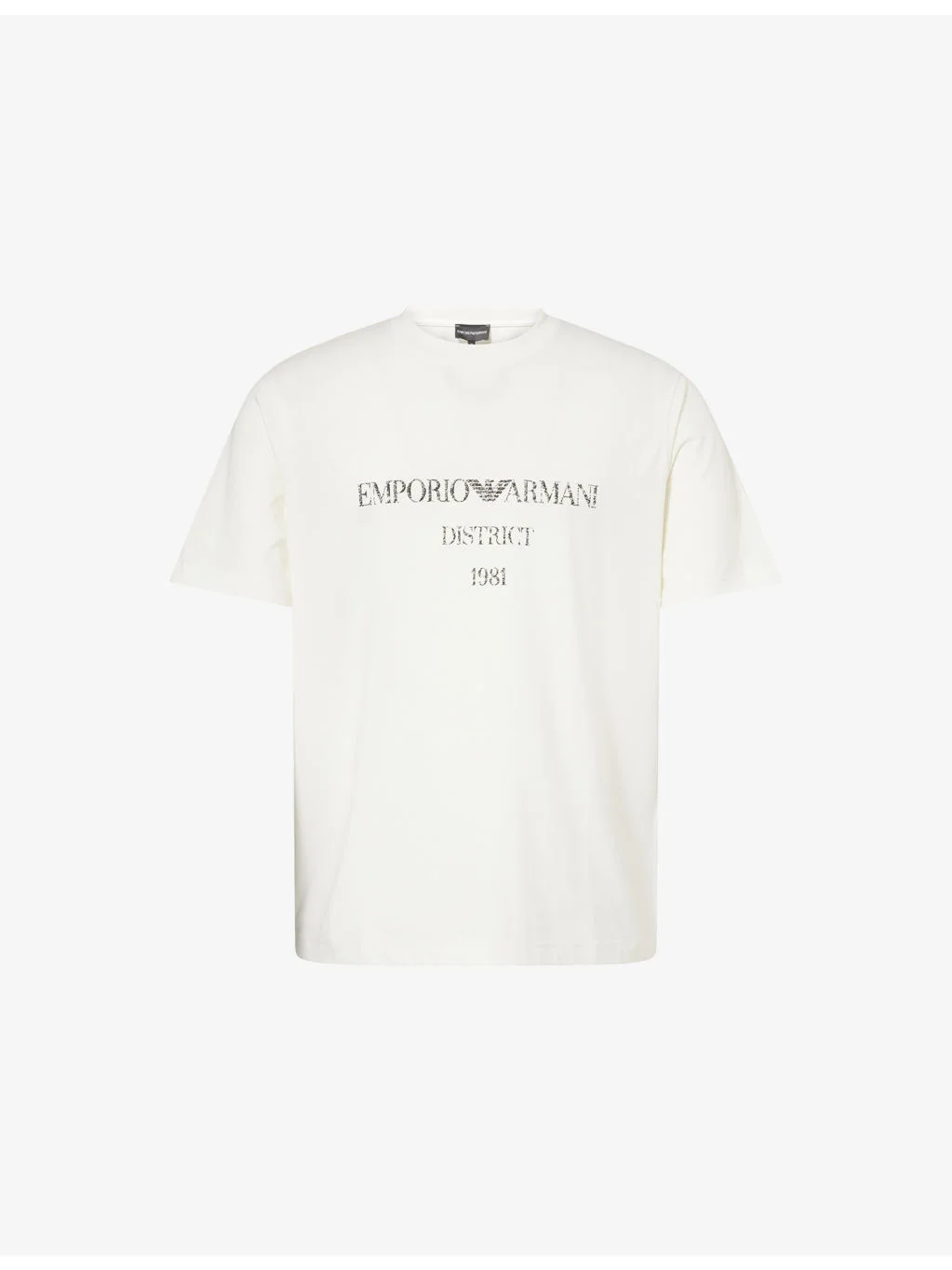 Milano Text-Print Cotton T-Shirt - 1