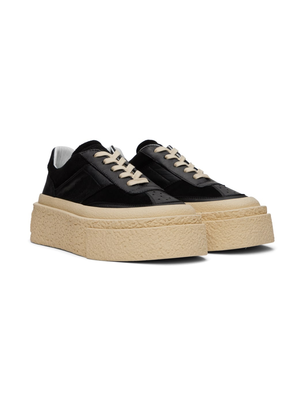 Black Platform Sneakers - 4