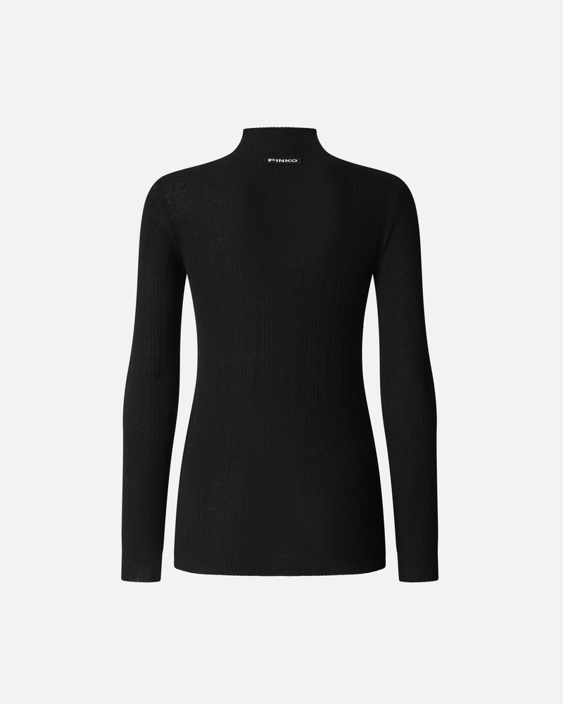 PINKO SLIM-FIT HIGH-NECK SWEATER outlook