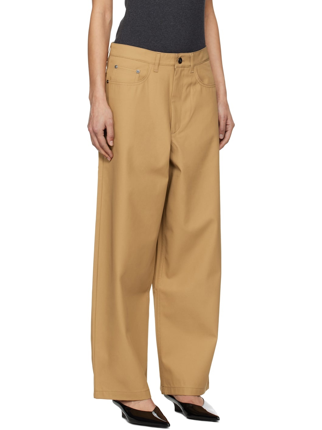 Tan Massive Trousers - 2