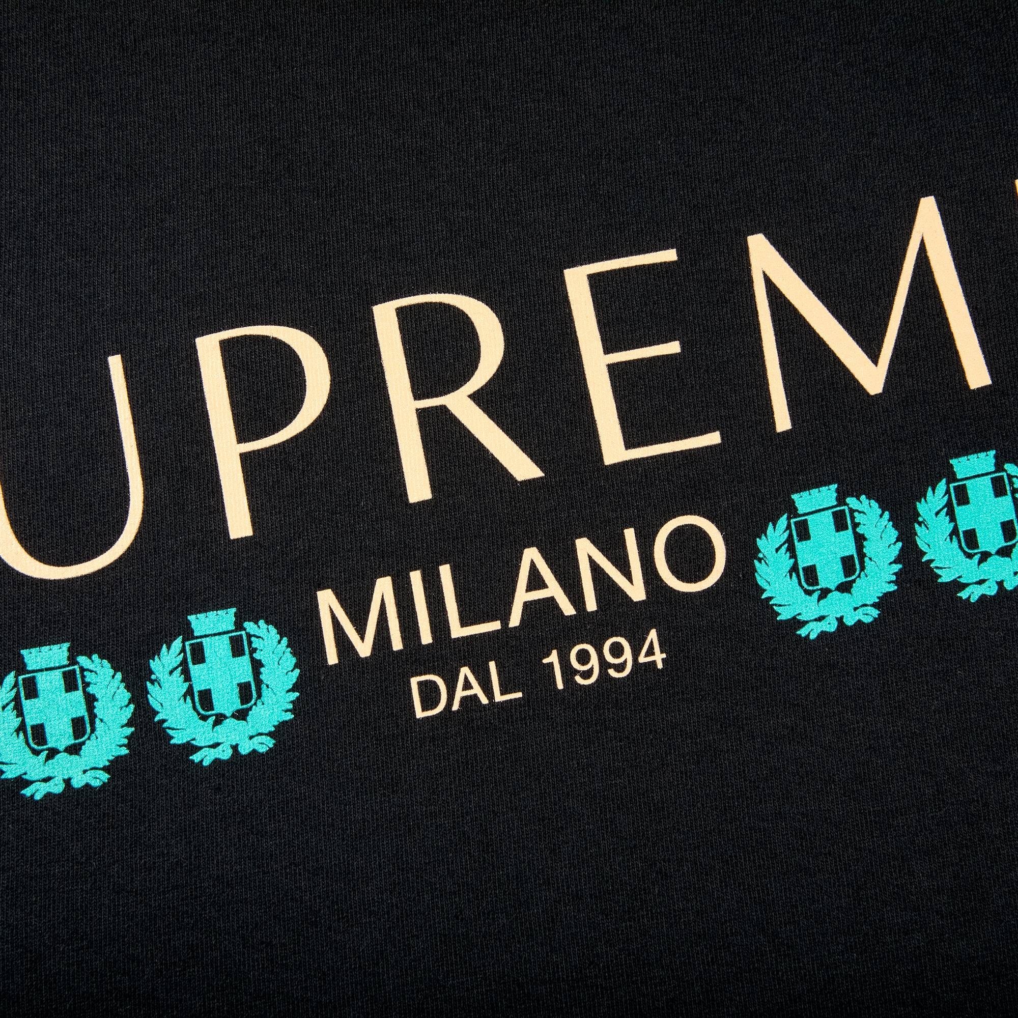 Supreme Milano Tee 'Black' - 2