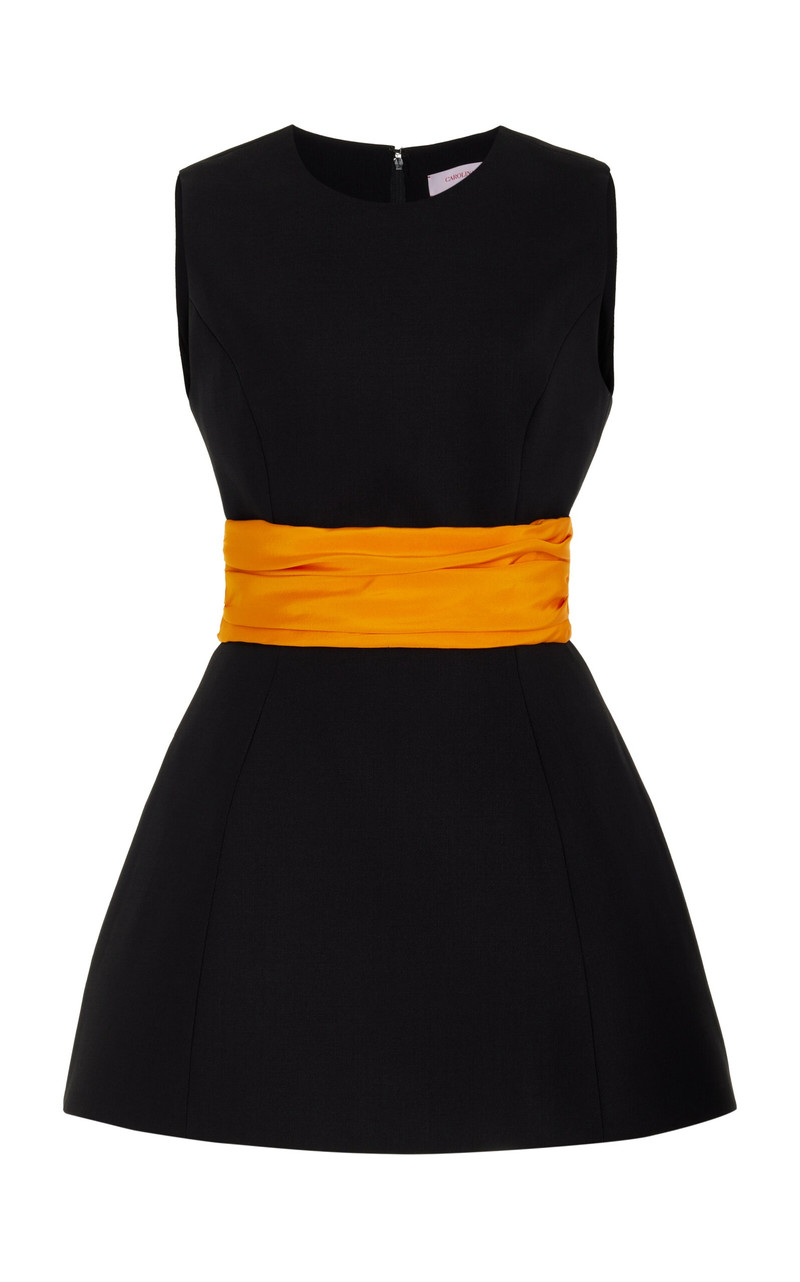Cummerbund Stretch-Wool Top black 1