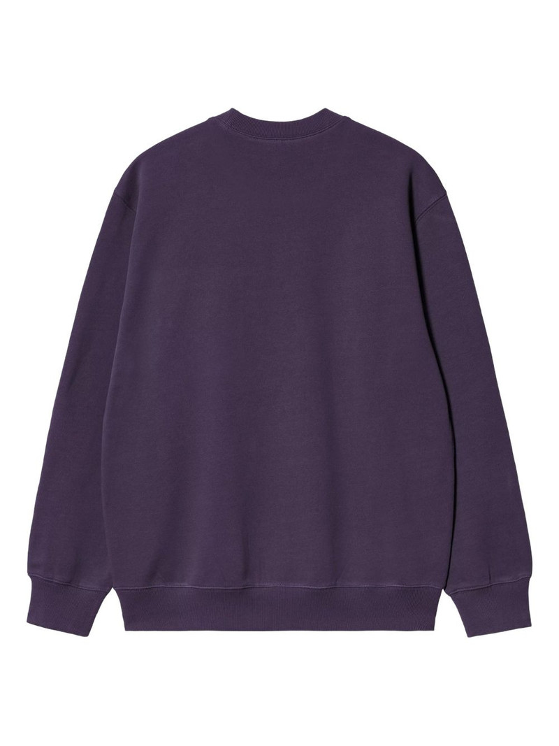 Carhartt logo-embroidered sweatshirt outlook