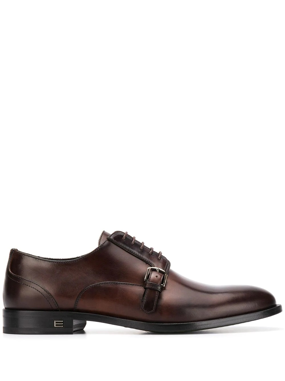 buckle-embellished derby shoes - 1