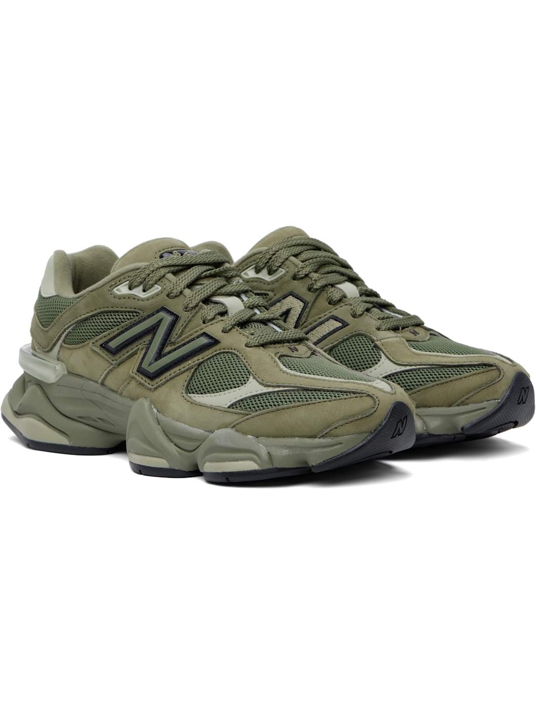 Khaki 9060 Sneakers - 4