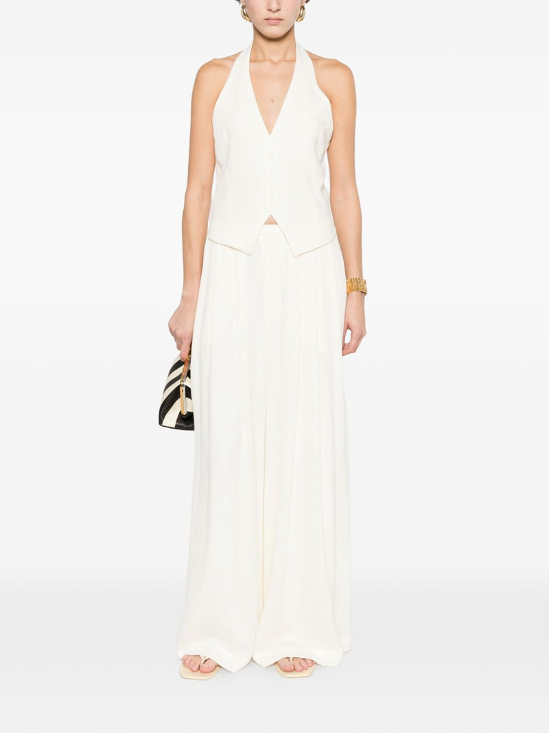ELEH button pleated tailored trousers outlook