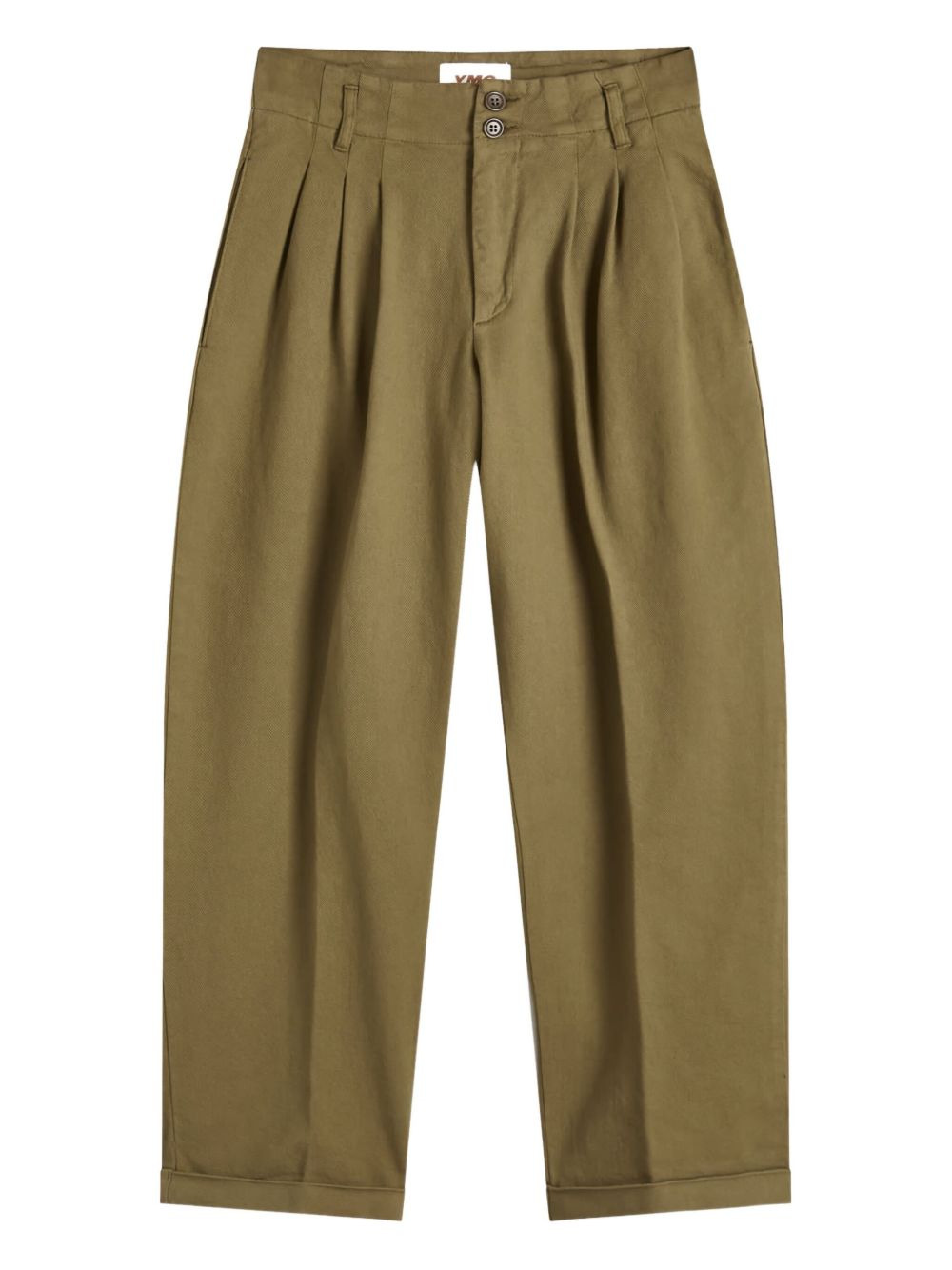 pleated-front trousers - 1
