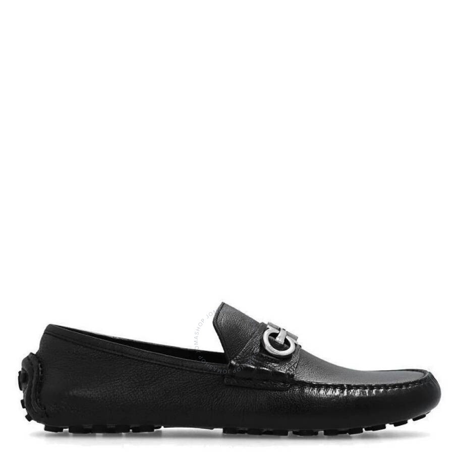 Ferragamo Black Gancini Ornament Driver - 1