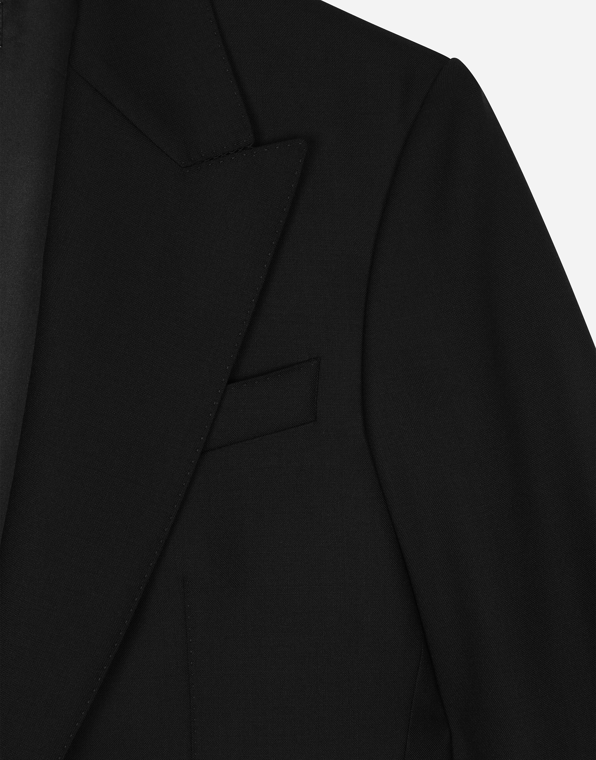 Single-breasted woolen jacket - 7