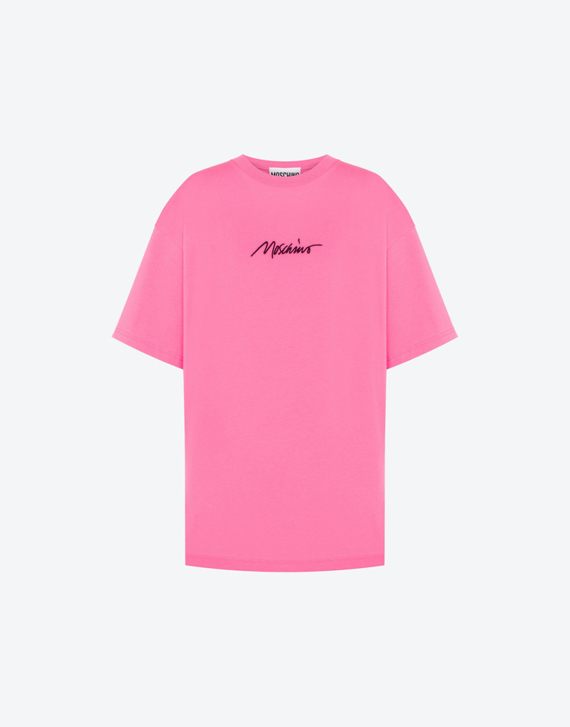 LOGO EMBROIDERY ORGANIC JERSEY T-SHIRT 1