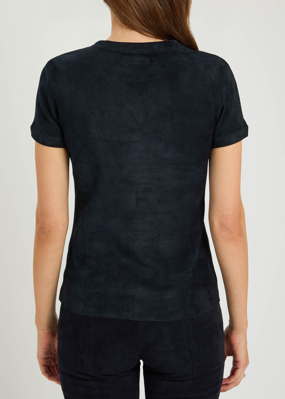 Stouls 05 Stretch-suede T-shirt - 3