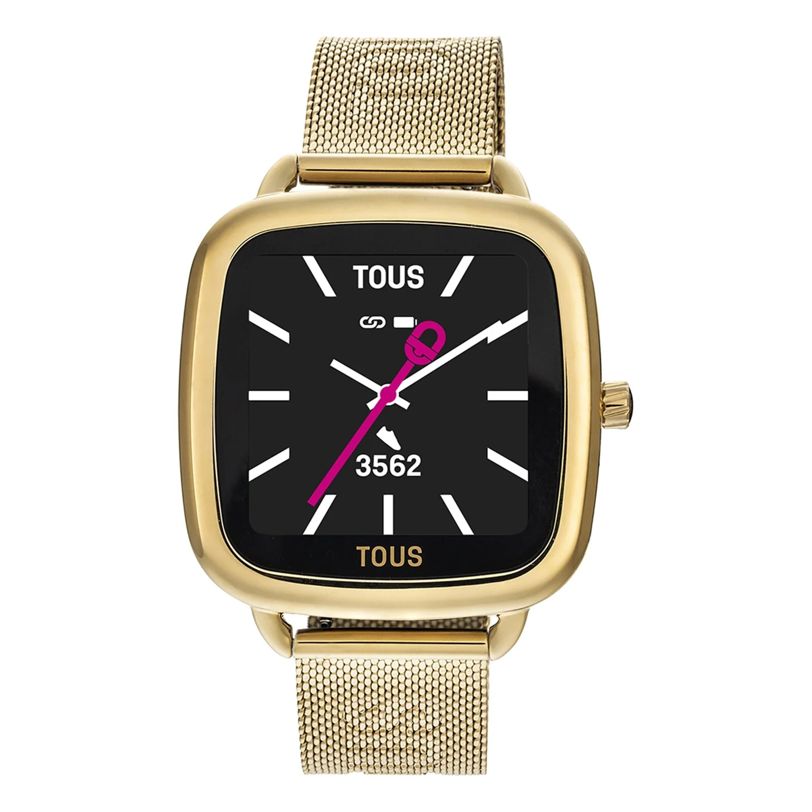 D-Connect Smartwatch with gold-colored IPG steel bracelet - 1