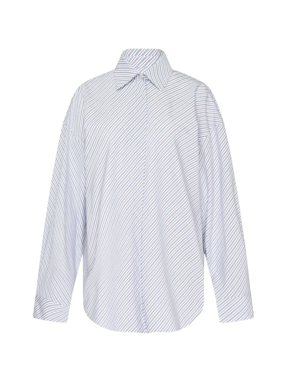MSGM diagonal-stripe shirt - 4141MDE15267614 | REVERSIBLE