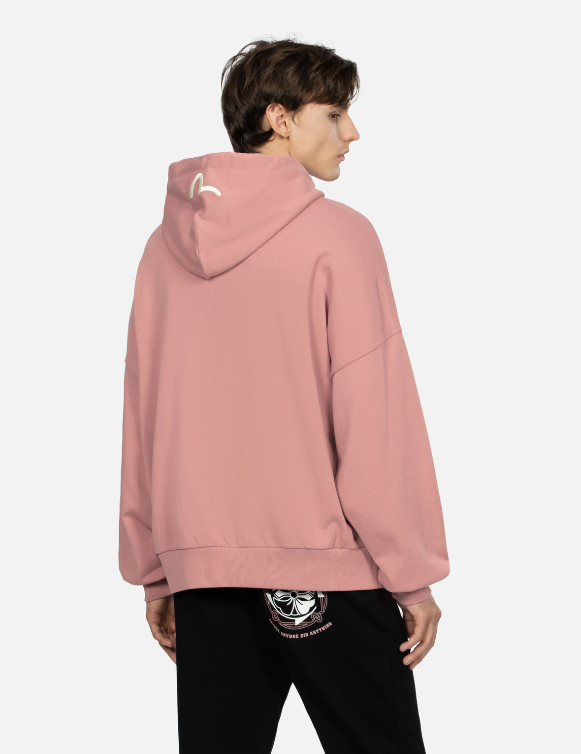 KAMON PRINT LOOSE FIT HOODIE - 8