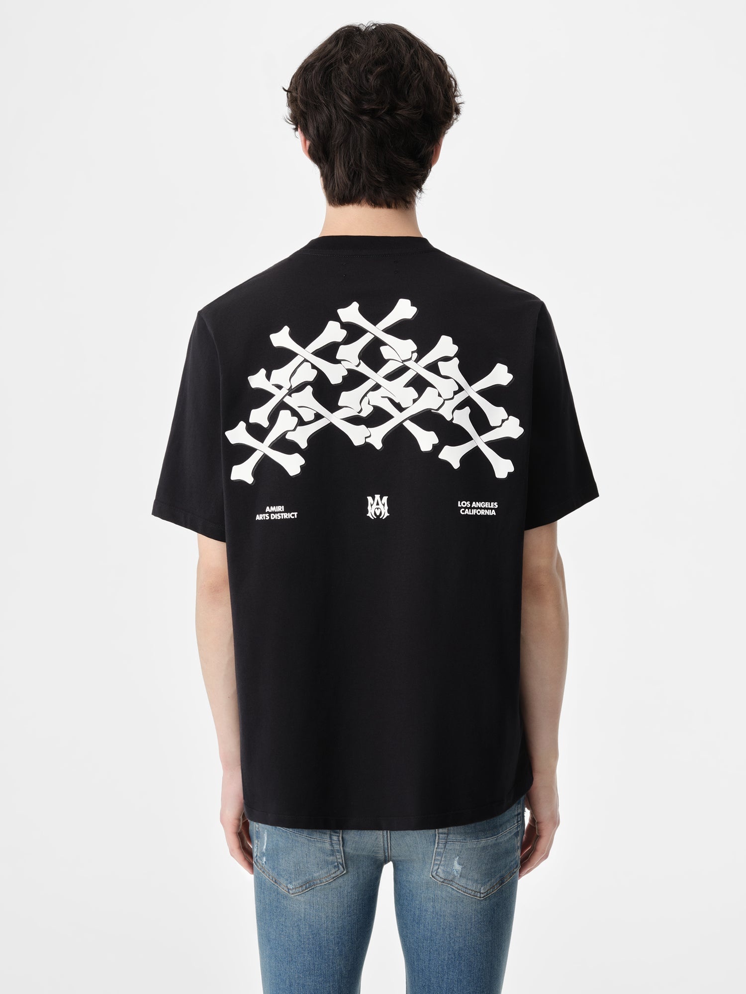 AMIRI BONES STACKED TEE | REVERSIBLE