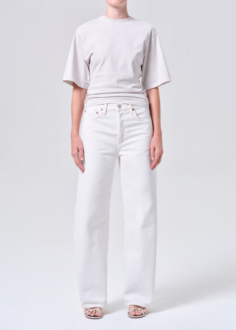 AGOLDE ARC JEAN 32" IN CHALK WHITE outlook