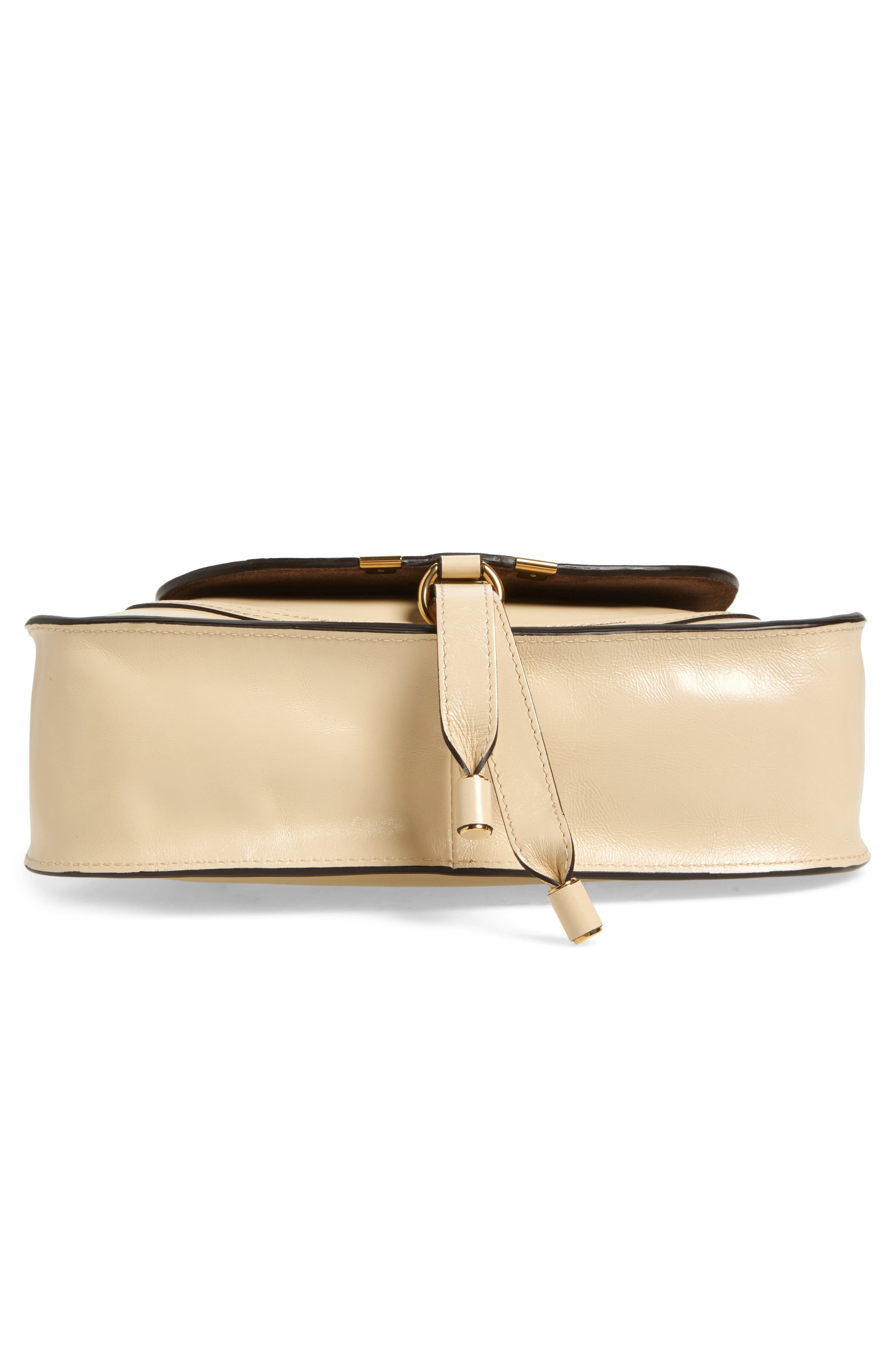 Chloé Small Marcie Leather Satchel in Sweet Beige at Nordstrom - 7