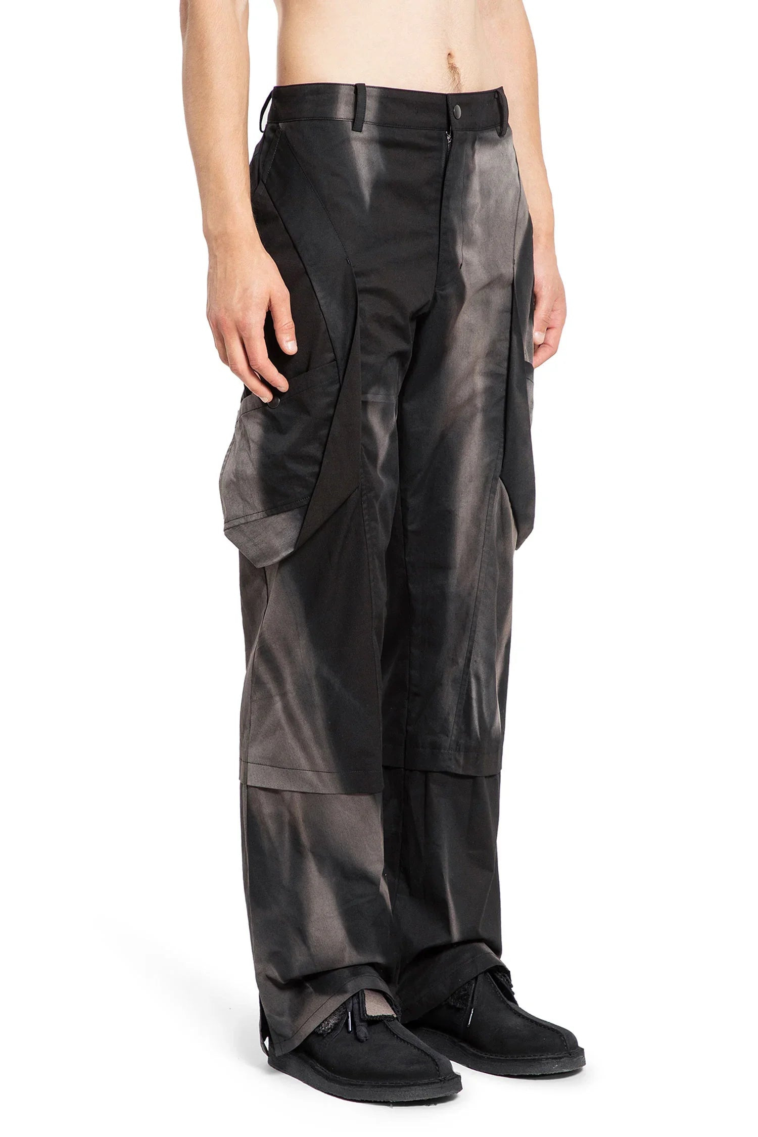 Sunbleached-Draped-Pocket-Trousers - 2
