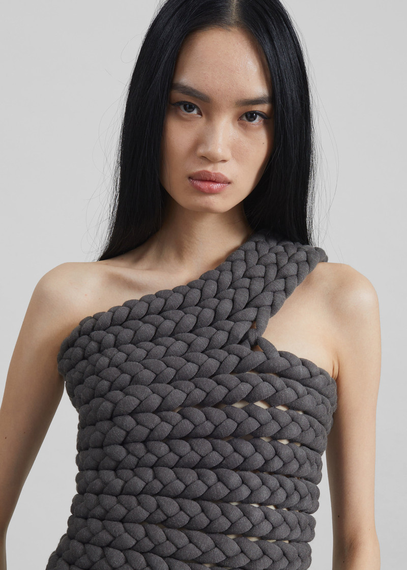 Bevza Tisto Top - Dark Grey 4