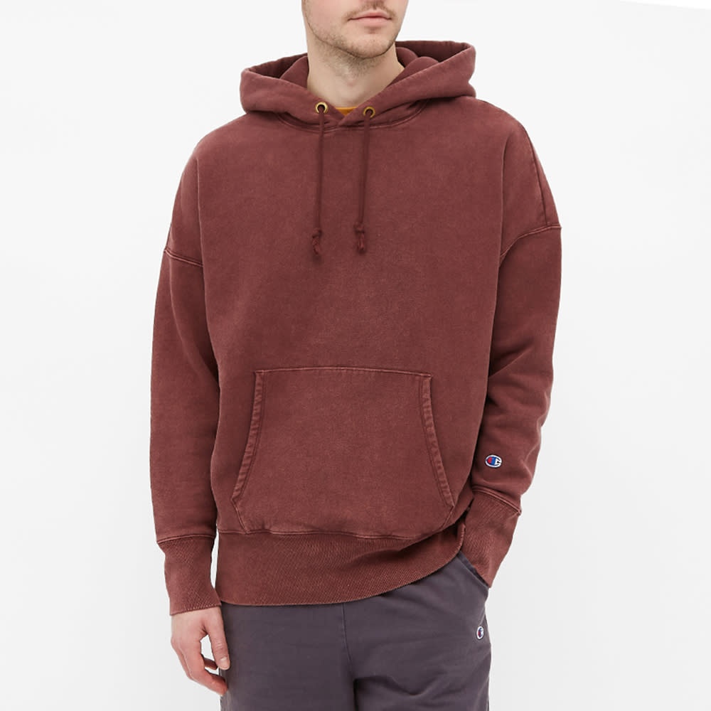 Champion Reverse Weave Garment Dyed Popover Hoody - 3