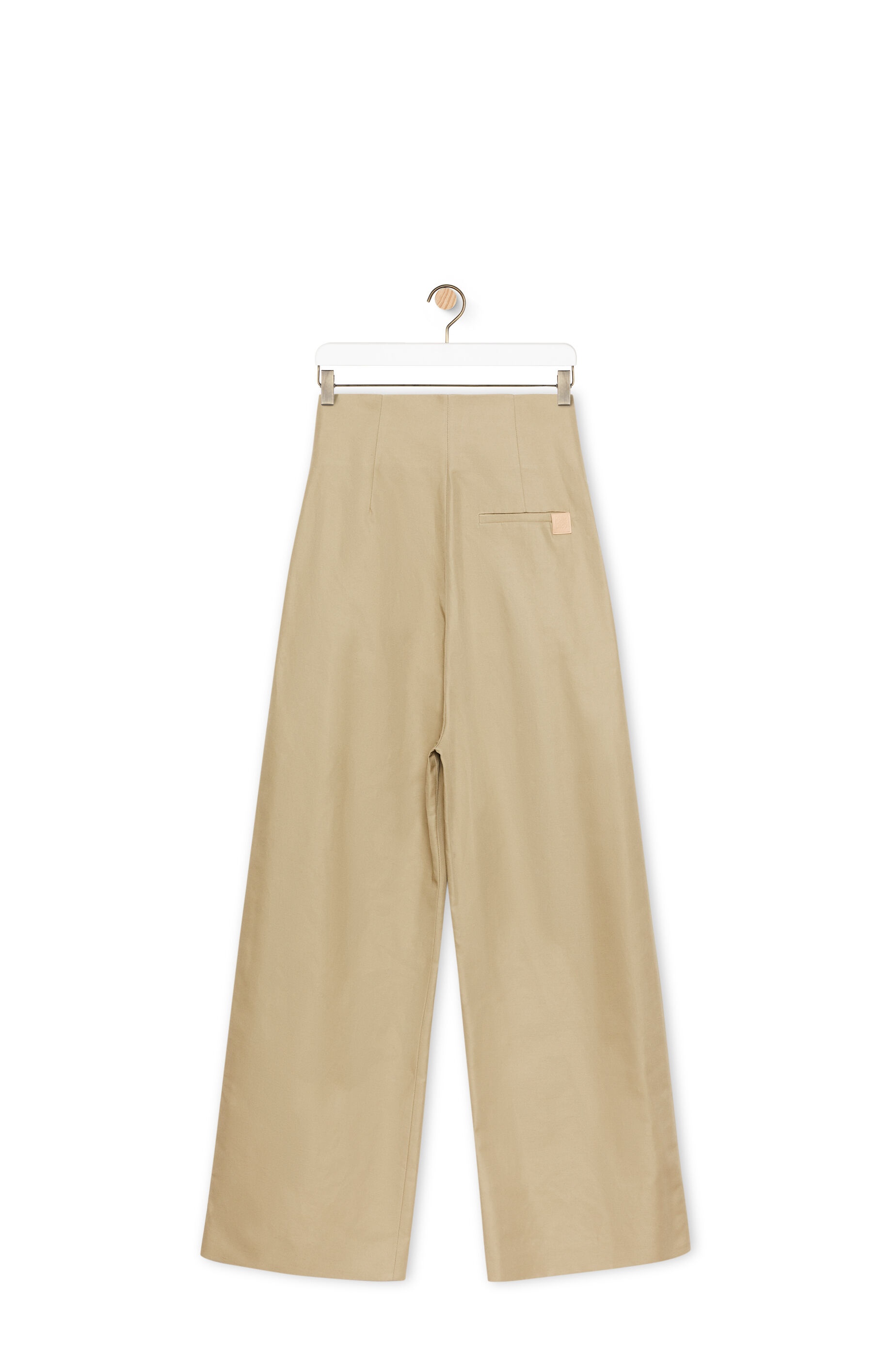 Wide leg trousers in cotton and linen - 2