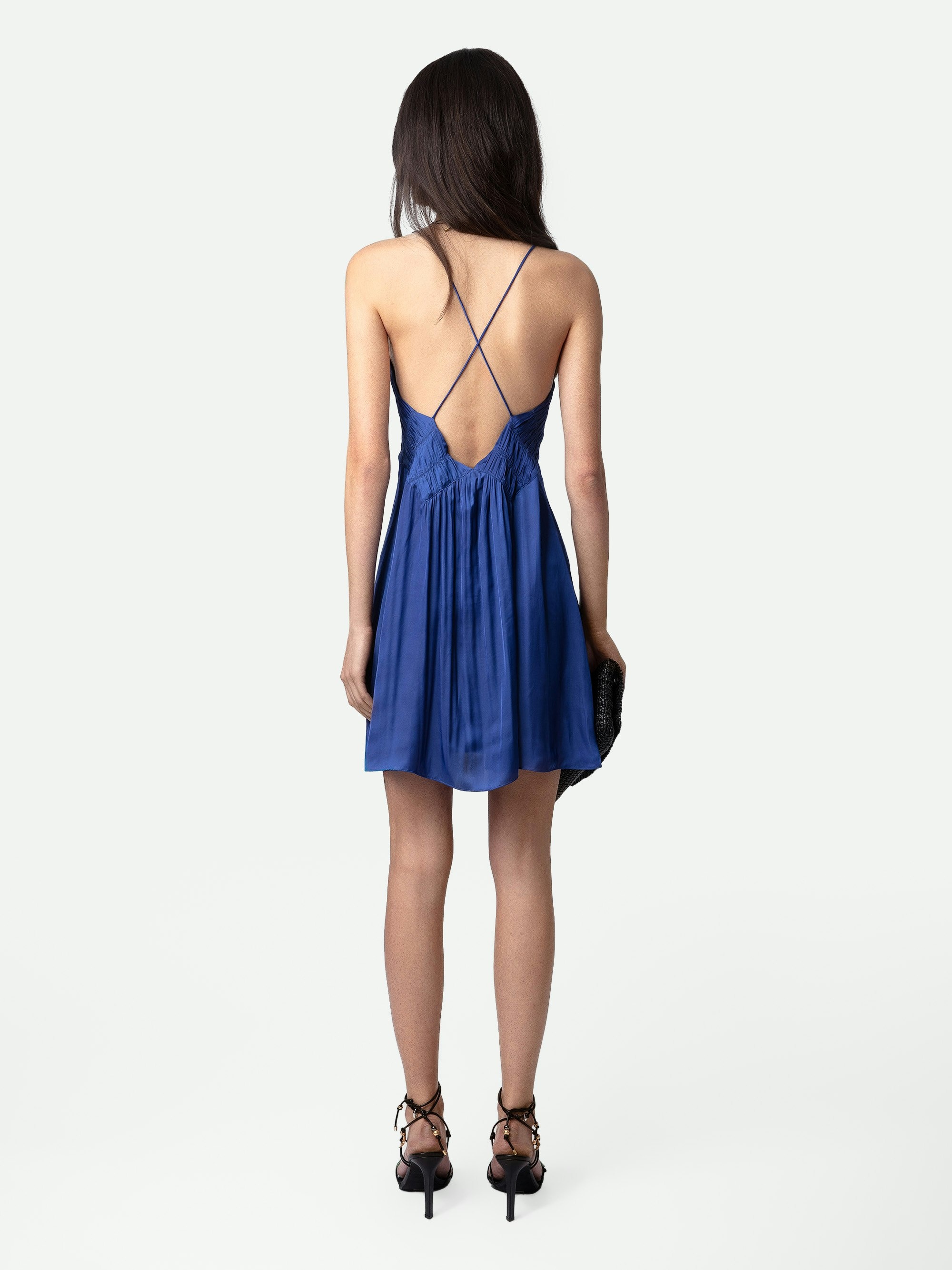 Rayonna Satin Dress - 5