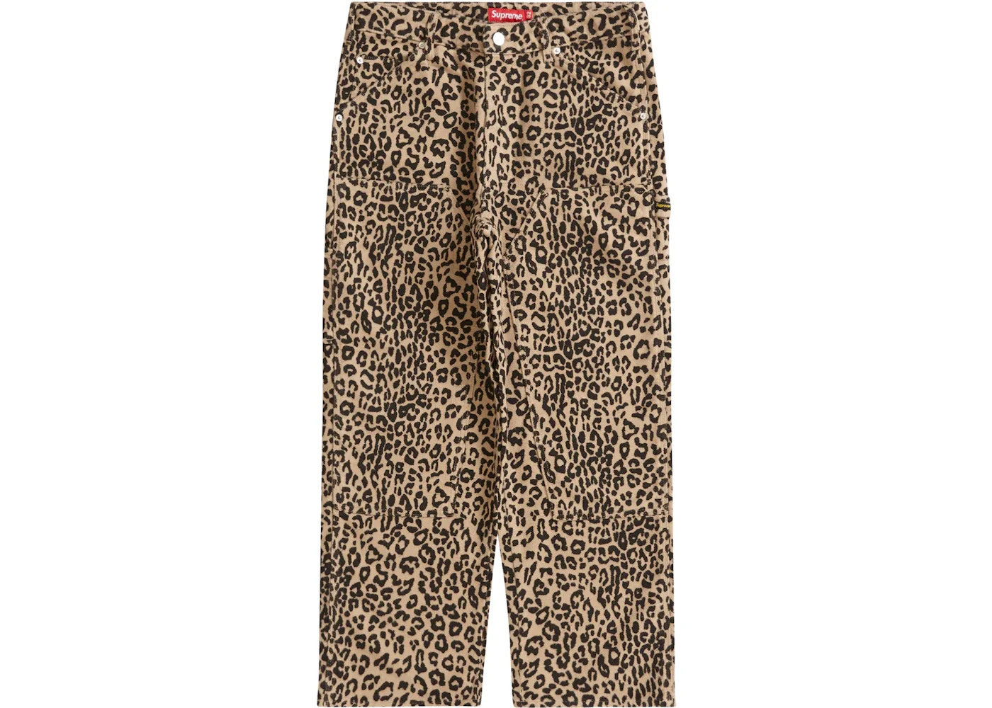 Supreme Moleskin Double Knee Painter Pant Leopard - 1