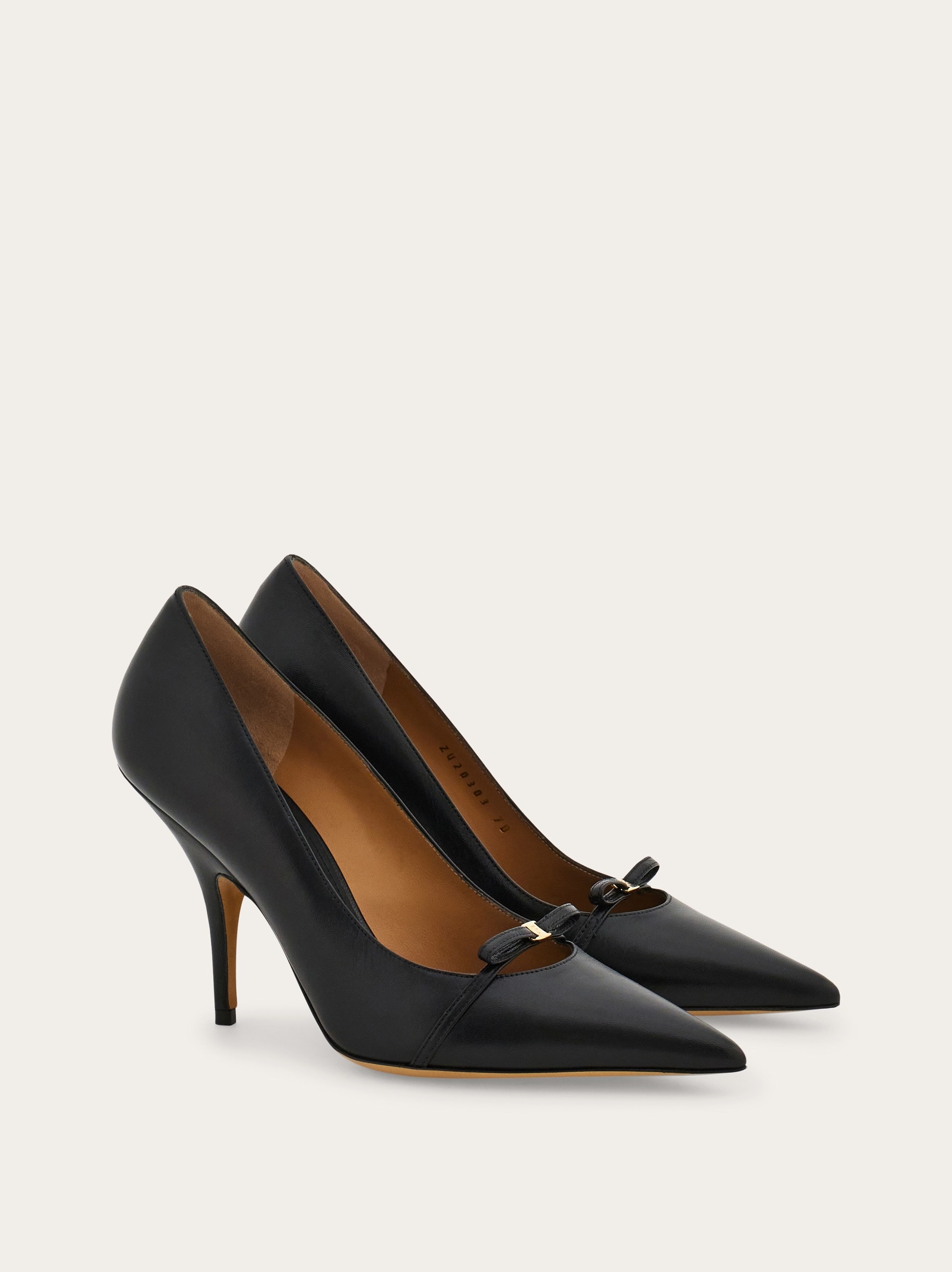 Mini bow mid heel pump - 5