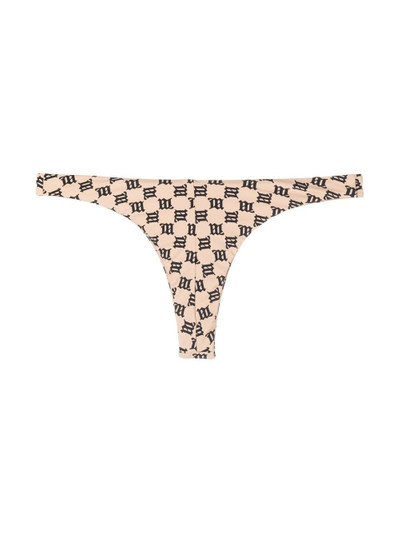 MISBHV monogram-pattern bikini bottoms outlook