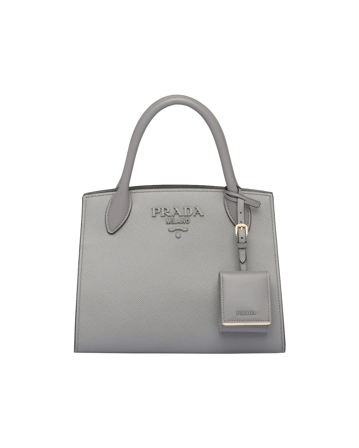 Small Saffiano Leather Prada Monochrome Bag - 1