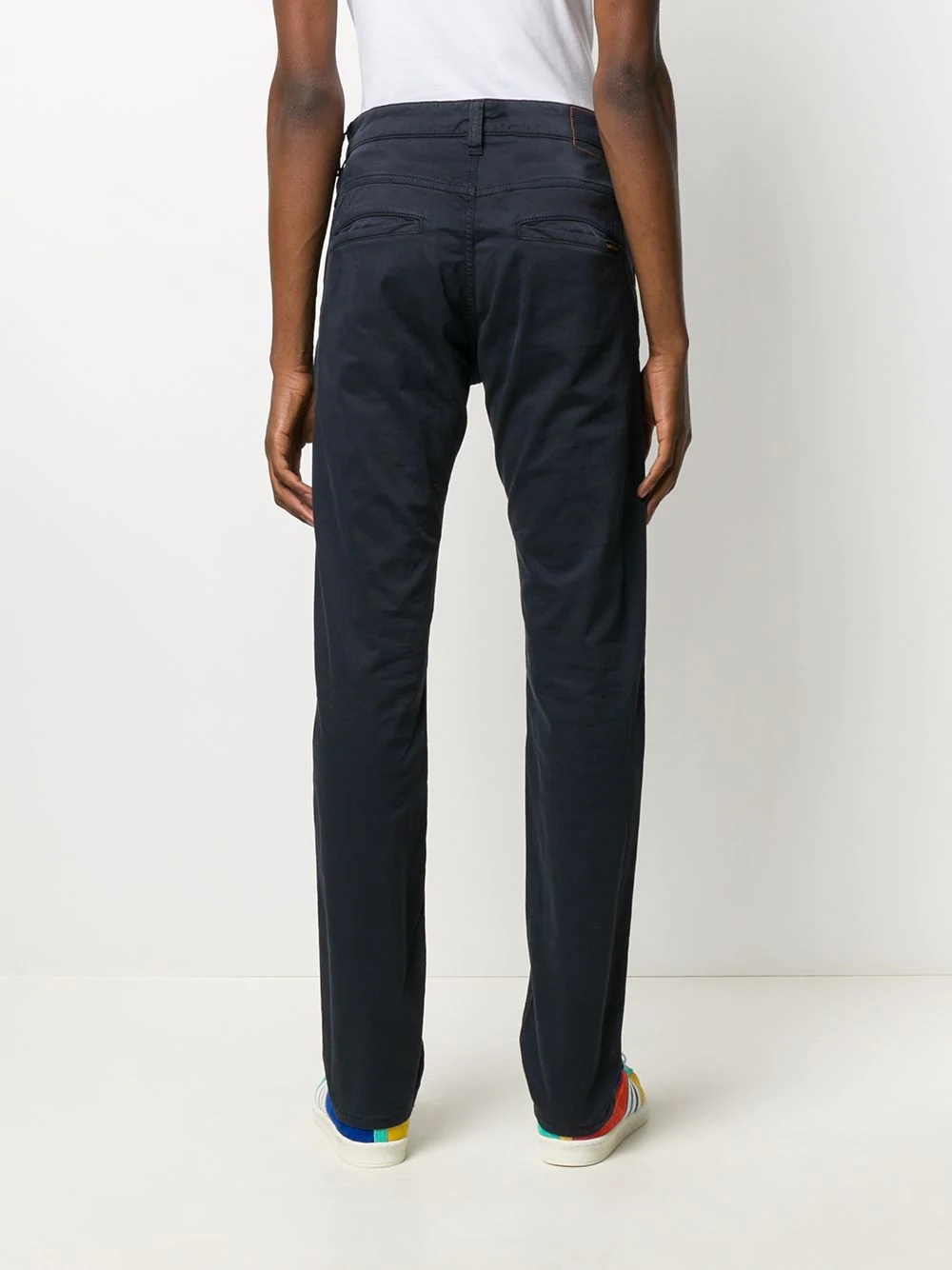 straight-leg chino trousers - 4