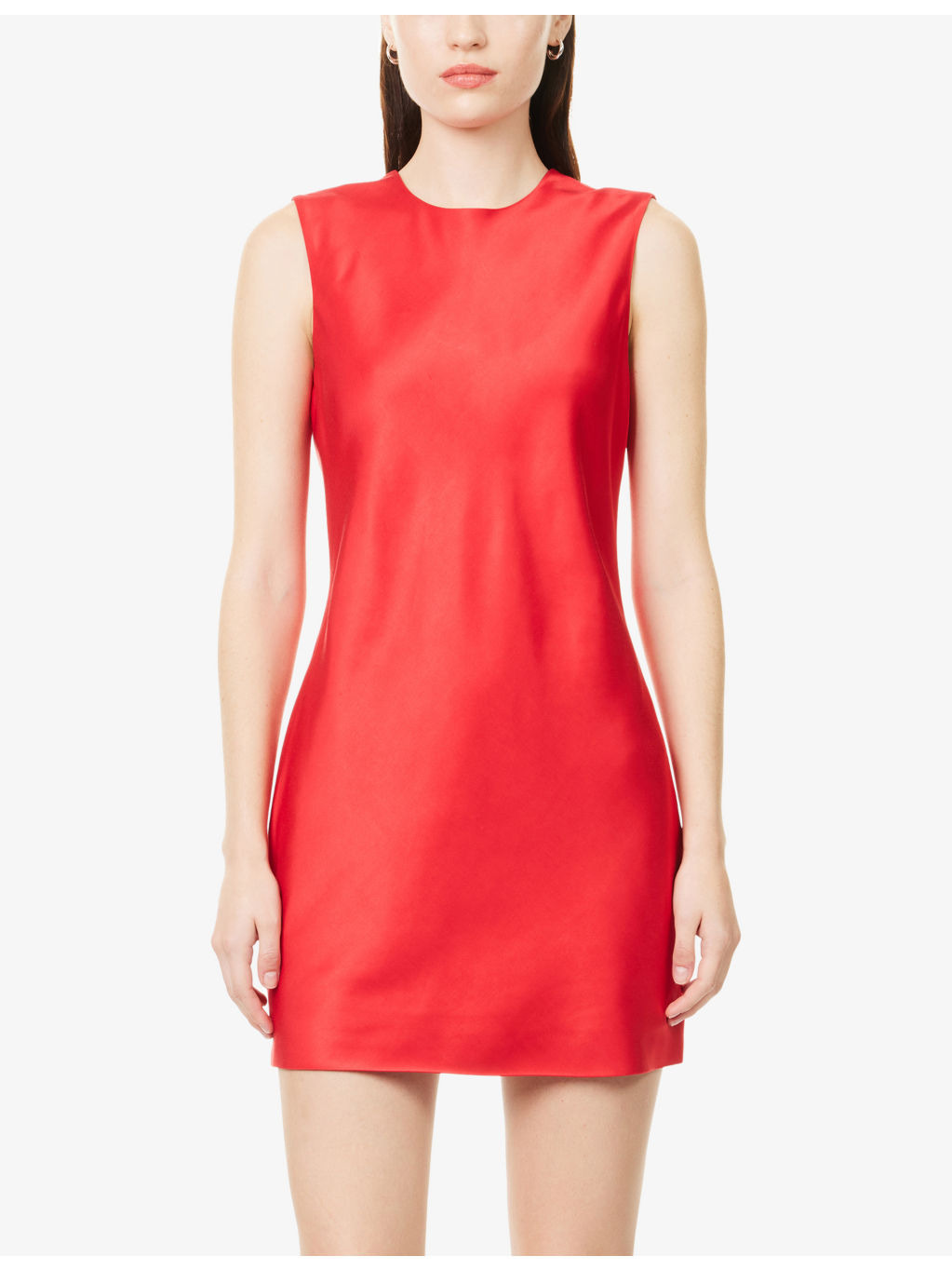 Shift Sleeveless Woven Mini Dress - 3