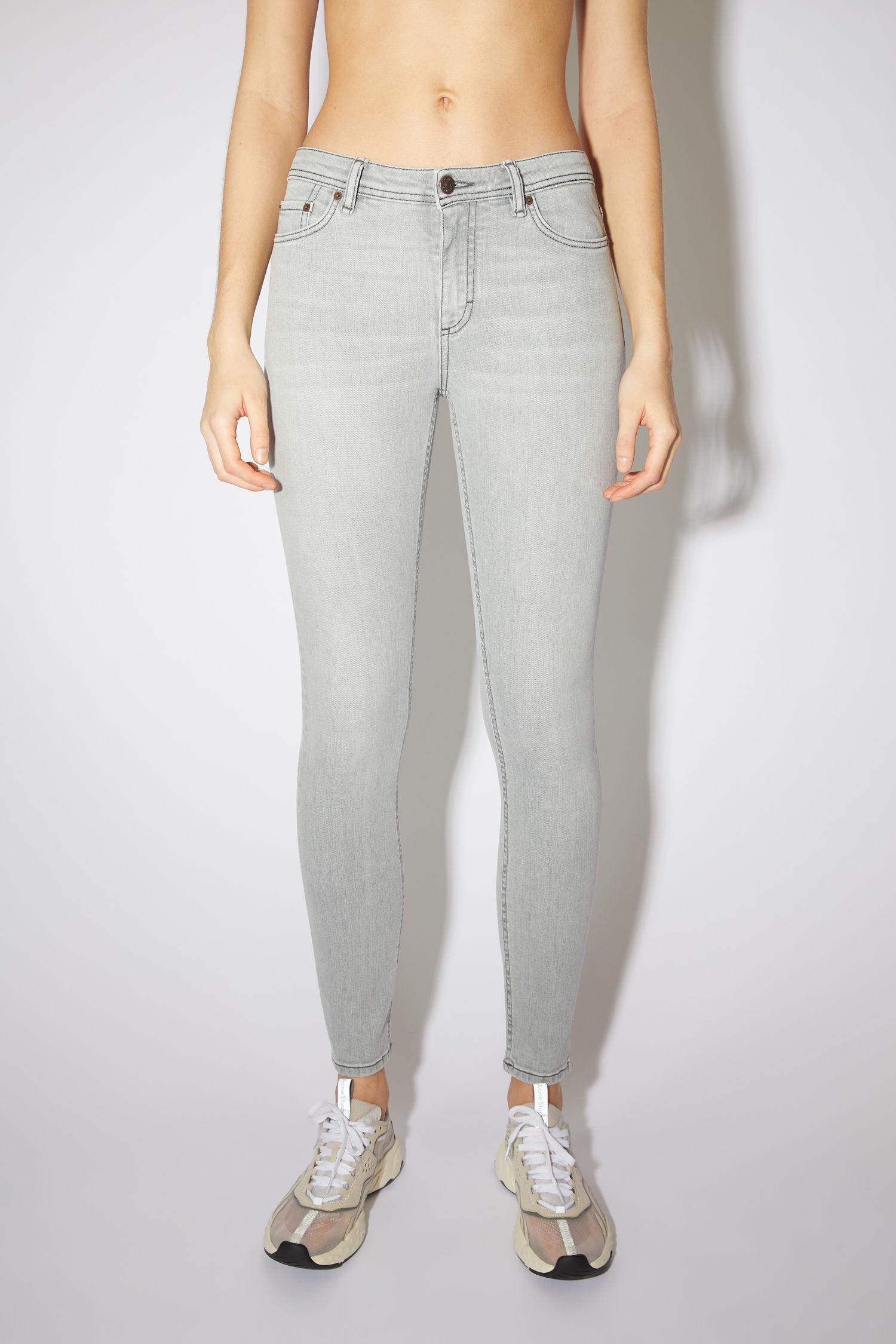 Skinny fit jeans - Stone grey - 2