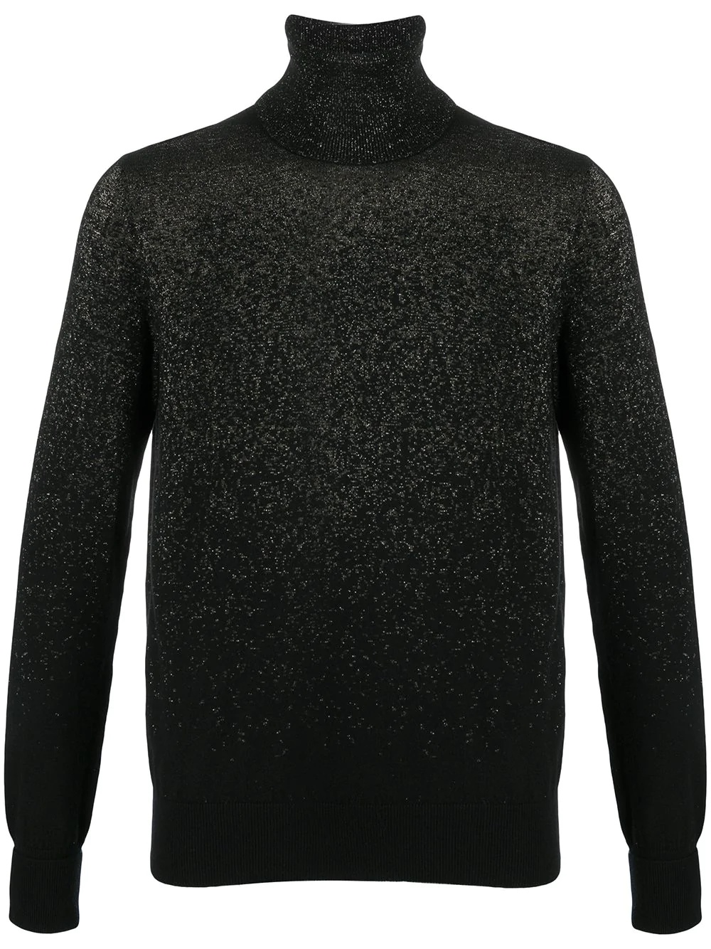 metallized roll-neck jumper - 1