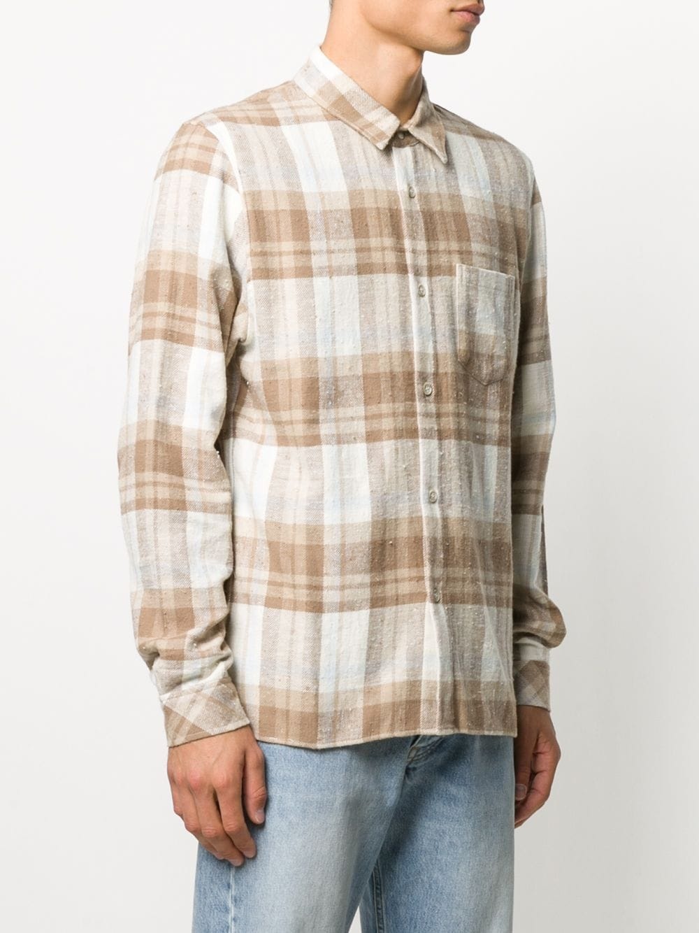 check button-down shirt - 3