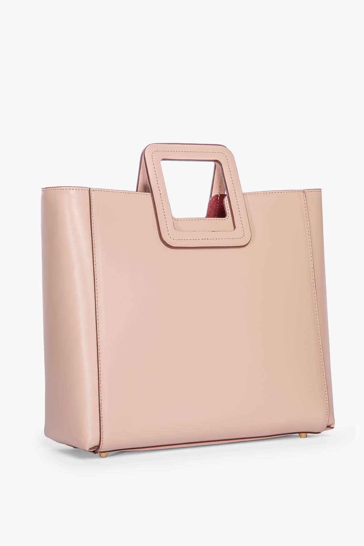 STAUD SHIRLEY LEATHER BAG | BLUSH - 5