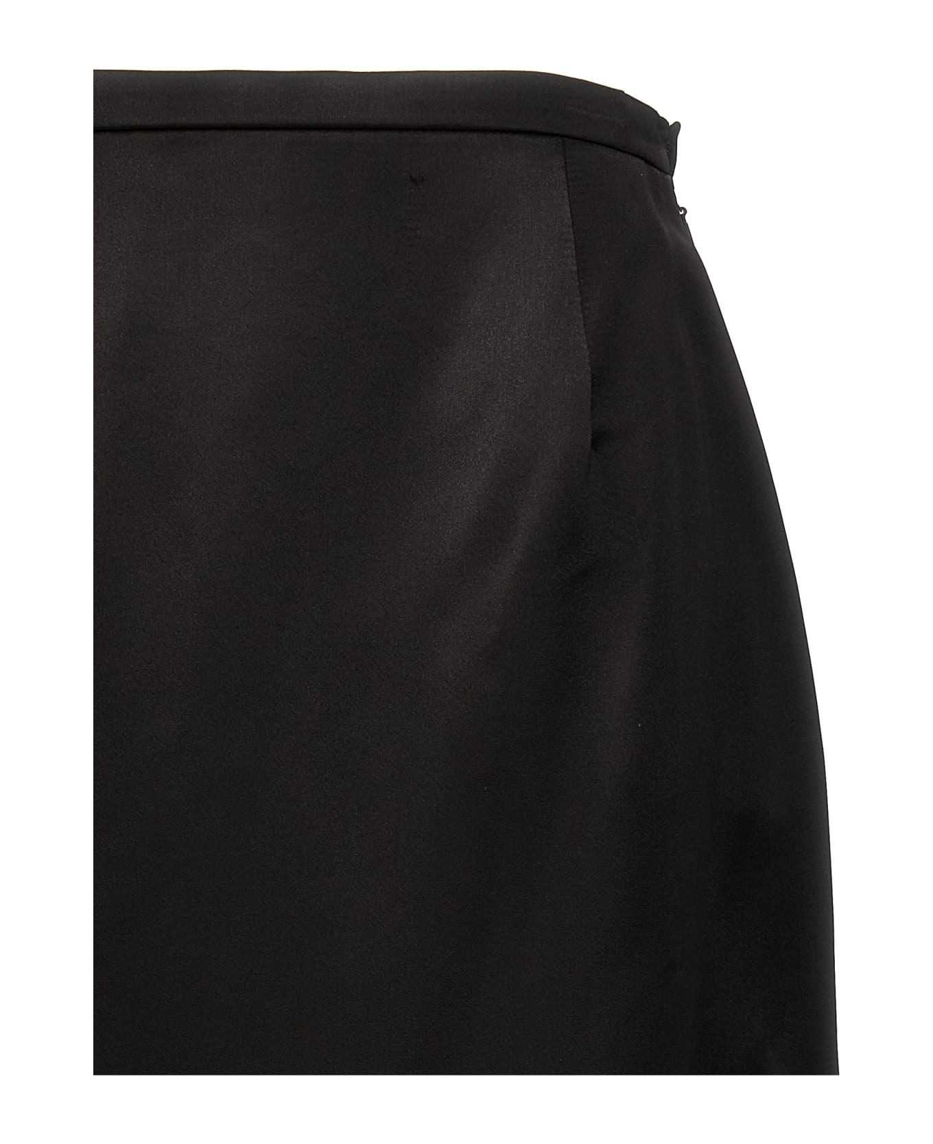Satin Pencil Skirt - 3