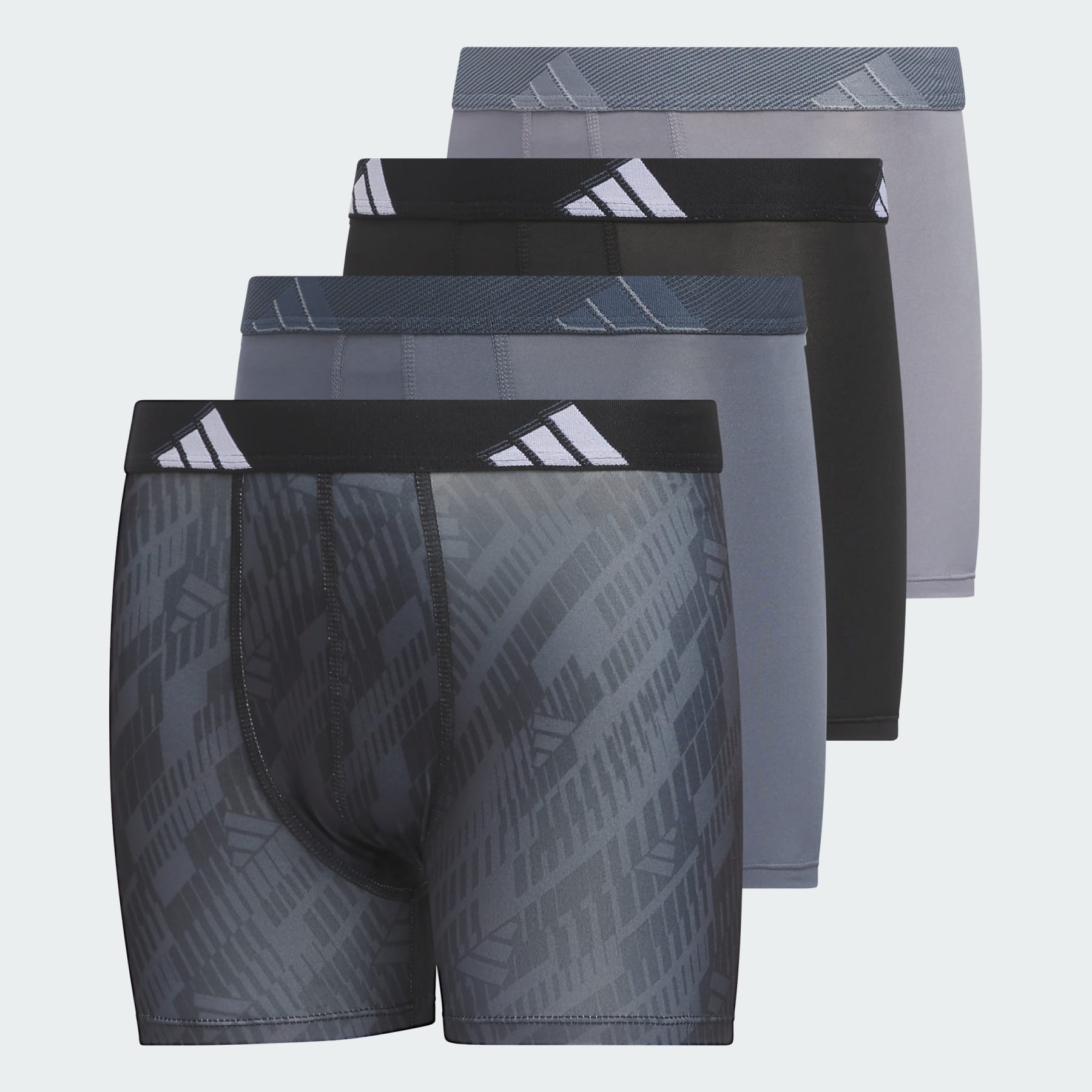 Youth Microfiber Graphic 4-Pack Boxer Briefs - 1
