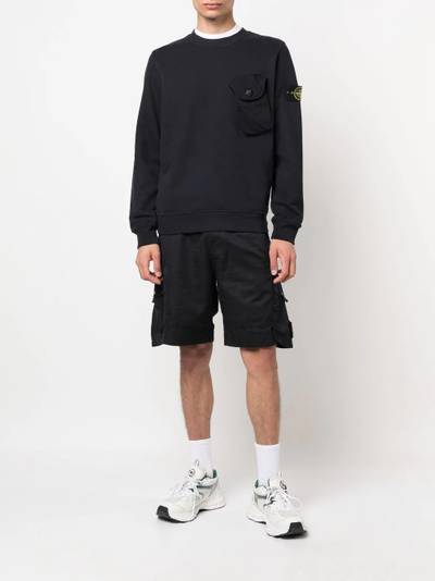 Stone Island Compass logo sweatshirt outlook