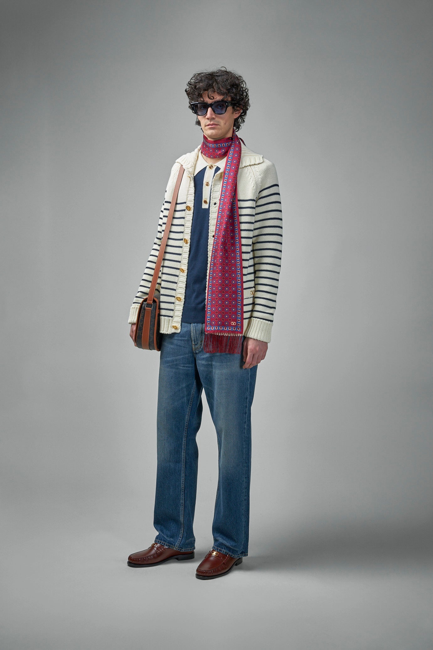 Striped Cardigan - 2