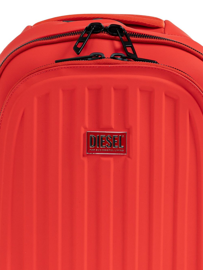 ribbed logo-plaque backpack 7
