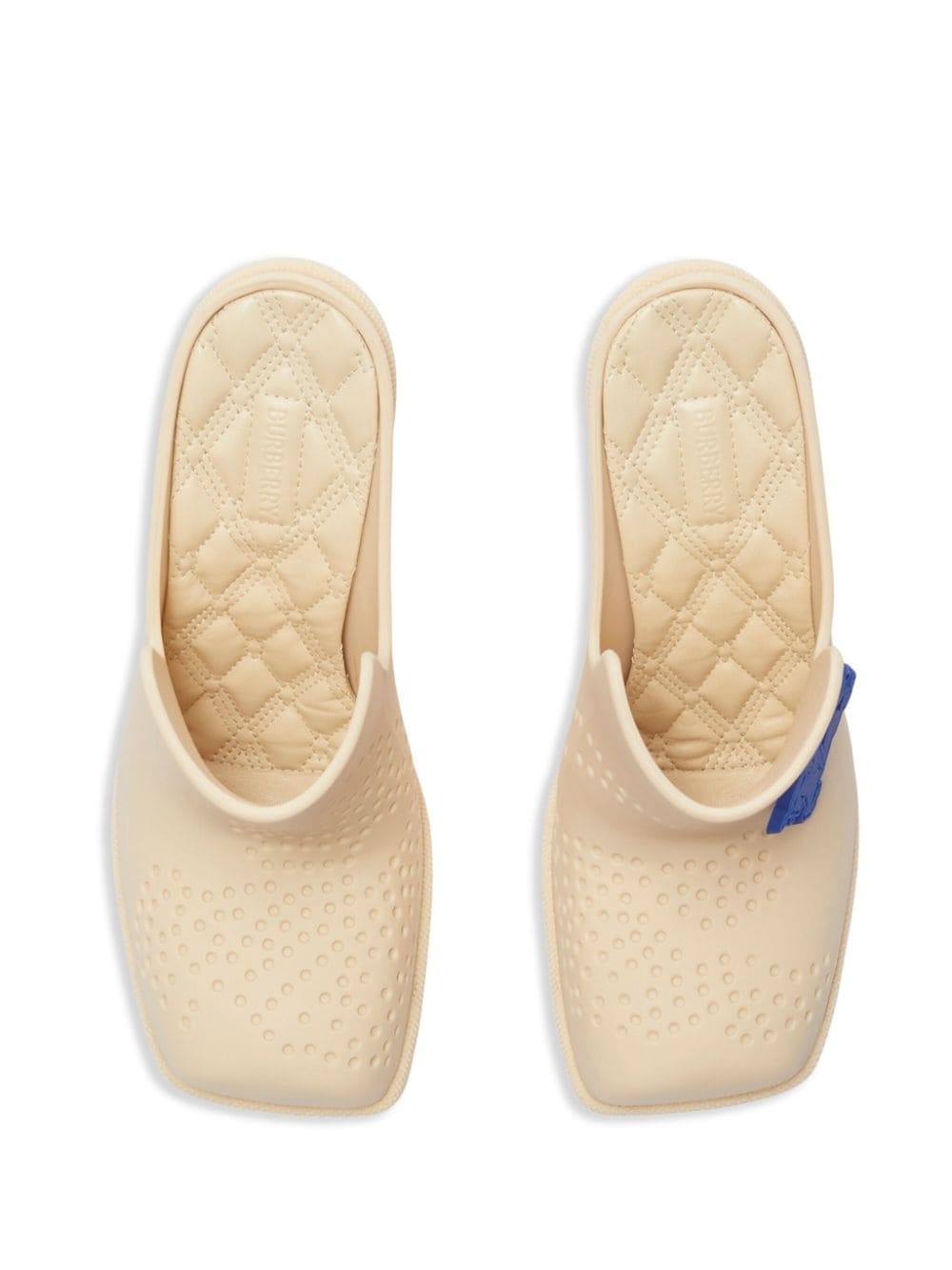 Equestrian Knight square-toe mules - 4