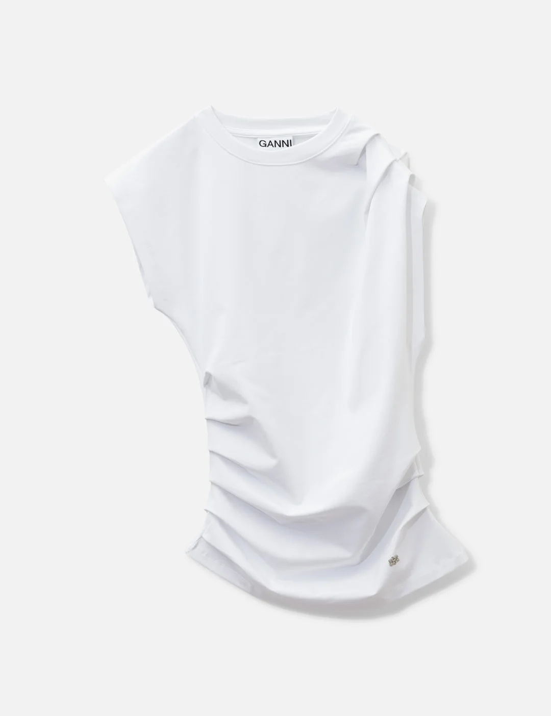 TOP IN DRAPED JERSEY - 1
