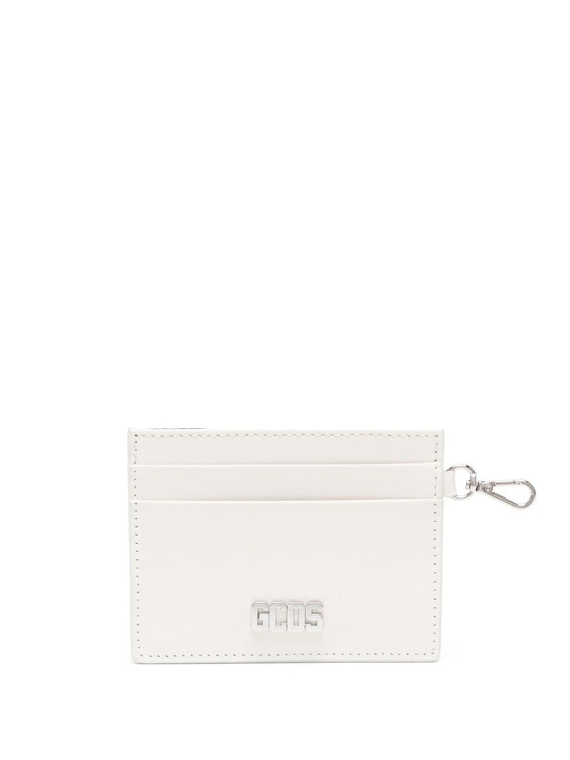 Comma logo-plaque leather cardholder 1